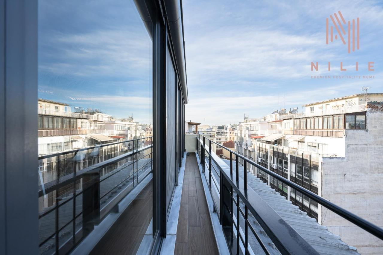 Okto Penthouse, Nilie Hospitality Mgmt Apartment Солун Екстериор снимка